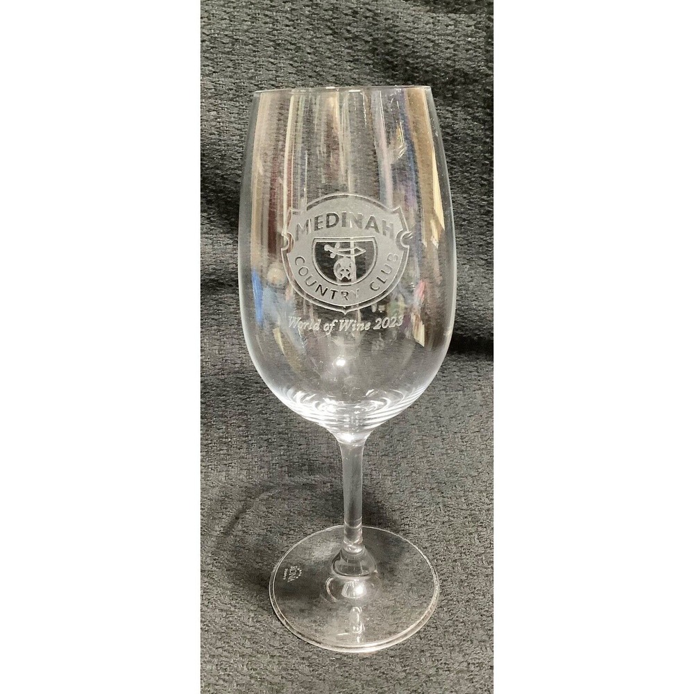 MEDINAH COUNTRY CLUB World of Wine 2023 crystal wine glass
